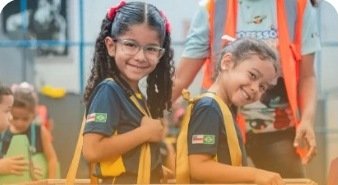 Alunas da educação infantil